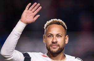 Neymar mobilizou torcedores argentinos no confronto entre San Lorenzo x Santos (Foto: Abenr Dourado/ Santos)