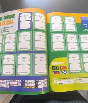 Neymar não aparece no álbum da Panini para Copa de 2026