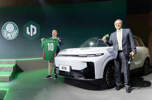 Palmeiras e Leapmotor anunciam parceria (Foto: Divulgacao/Leapmotor)