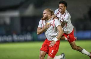 Pitta marca no ultimo lance, e Bragantino vence o Blooming na Sul-Americana (Foto: Ari Ferreira/RB Bragantino)