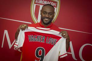 Vagner Love e anunciado pelo Monaco. (Foto: Divulgacao/Monaco)