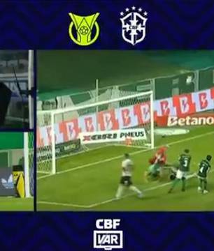 CBF explica revisão de VAR em jogo Palmeiras x Athletico