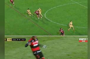 Zevallos, do Cusco, posta critica a arbitragem em jogo com o Flamengo (Foto: Reproducao / Instagram)