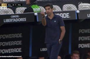Abel Ferreira justifica gesto com Flaco López em coletiva