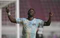 Amuzu comemora gol pelo Gremio na Sul-Americana (Foto: Juan Mabromata / AFP