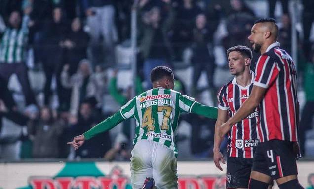 São Paulo é eliminado da Copa do Brasil pelo Juventude