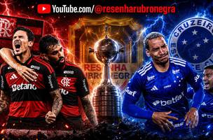 Flamengo e Cruzeiro se enfrentarao pelas oitavas de final da Libertadores 2026 (Foto: Canal do YouTube Resenha Rubro Negra)