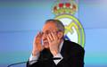 Florentino Perez fala em entrevista coletiva no Real Madrid. (Foto: Reuters