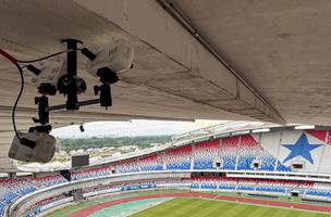 Mangueirao e primeiro estadio do Norte com tecnologia de impedimento semiautomatico. (Foto: Foto: Pedro Sodre / Ascom Seel)