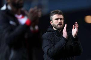 Michael Carrick e tecnico interino do Manchester United. (Foto: IMAGO / Sportimage. Arte: Trivela)