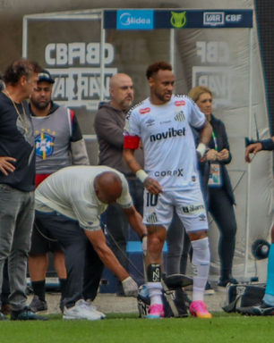 Lesão de Neymar pode tirá-lo do Santos até a Copa