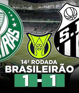 Palmeiras e Santos empatam em clássico do Brasileirão