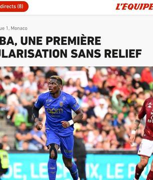 Pogba enfrenta críticas em retorno como titular após três anos