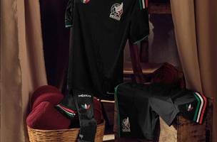 Selecao do Mexico apresenta novo terceiro uniforme, para a Copa do Mundo 2026. (Foto: Divulgacao / Adidas)