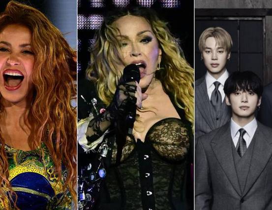 Shakira e BTS no show da Copa de 2026