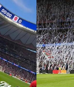 Atlético de Madrid é multado por protesto com papel higiênico