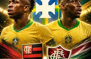 Vini Jr. e Luiz Henrique sao representantes das bases de Flamengo e Fluminense na Copa. (Foto: ge)