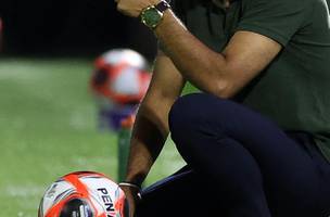 Abel Ferreira em jogo do Palmeiras (Foto: Cesar Greco/Palmeiras/by Canon)