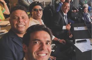 Cafu, Bebeto, Ronaldinho, Rivaldo, Roberto Carlos e Kaka. (Foto: Reproducao/Instagram)