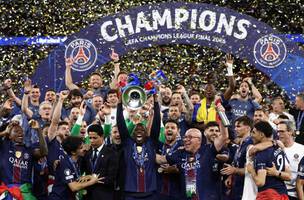 Campeao da Europa, o Paris Saint-German tem varios candidatos ao premio da revista 'France Football' (Foto: Divulgacao/Franck Fife / AFP)