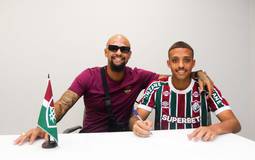 Fluminense encaminha renovação com Davi Melo, filho de Felipe Melo