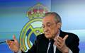 Florentino Perez e o presidente do Real Madrid (Foto: Javier Soriano / AFP