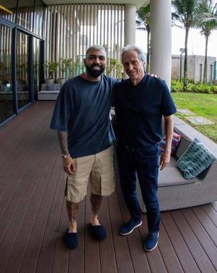 Encontro entre Jorge Jesus e Gabigol movimenta torcida do Flamengo