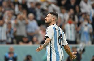 Gonzalo Montiel, lateral-direito da Argentina. (Foto: Alberto PIZZOLI / AFP)