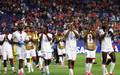 Haiti: jogadores perderam de 1 a 0 para a Escocia. (Foto: Franck Fife / AFP