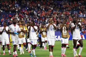 Haiti: jogadores perderam de 1 a 0 para a Escocia. (Foto: Franck Fife / AFP)