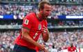 Harry Kane comemora gol pela Inglaterra na Copa do Mundo. (Foto: IMAGN IMAGES via Reuters/Vincent Carchietta