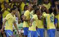 Jogadores da selecao festejam gol de Igor Thiago sobre o Panama (Foto: Alexandre Cassiano