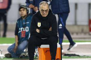 Marcelo Bielsa, tecnico do Uruguai (Foto: Reproducao/X/@CONMEBOL)