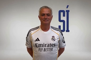 Mourinho apareceu no video promocional de Florentino Perez (Foto: Reproducao)