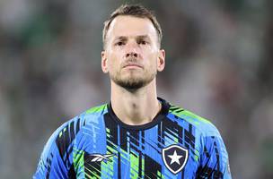 Neto, goleiro do Botafogo, em jogo contra a Chapecoense. (Foto: Vitor Silva/Botafogo)