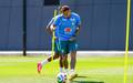 Neymar em atividade com a selecao brasileira (Foto: Nelson Terme / CBF