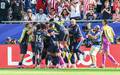 Paraguai comemora gol contra Alemanha, no primeiro tempo (Foto: William Volcov / Parceiro / Agencia O Dia
