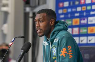 Rayan na coletiva. (Foto: Nelson Terme/CBF)