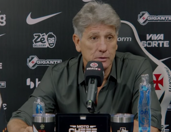Renato Gaúcho mantém confiança apesar do Vasco no Z-4