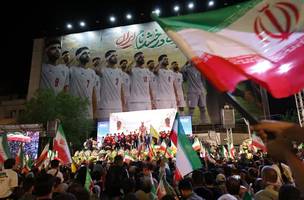 Selecao iraniana: visto a 10 dias da estreia na Copa (Foto: Atta Kenare/AFP)
