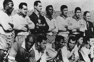 Time do Brasil campeao da Copa do Mundo em 1962. (Foto: Allsport / Hulton)