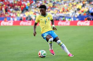 Vini Jr: contra o Haiti, o Brasil busca sua primeira vitoria na Copa do Mundo de 2026. (Foto: Reproducao / AFP)