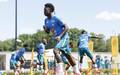 Vini Jr em treino da Selecao (Foto: Rafael Ribeiro/CBF