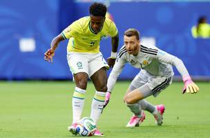 Vini Jr Vinicius Junior Brasil Escocia Selecao. (Foto: Nathan Ray Seebeck)