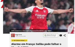 França monitora situação de Saliba e teme perder zagueiro