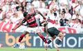 Bruno Henrique durante amistoso entre Flamengo e River Plate. (Foto: Gilvan de Souza/Flamengo