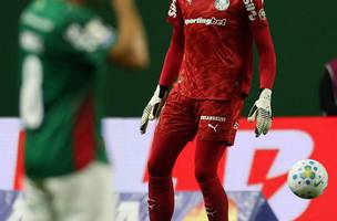 Carlos Miguel acabou decisivo na derrota do Palmeiras, com falha grotesca (Foto: Cesar Greco/Palmeiras)