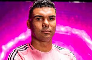 Casemiro e o novo reforco do Inter Miami (Foto: Anissa Dimilta / Inter Miami)