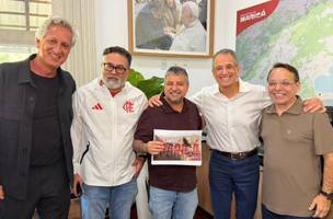Conversas entre o Flamengo e a prefeitura de Marica (Foto: Divulgacao)