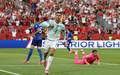Cristiano Ronaldo marcou pela primeira vez em mata-mata na Copa do Mundo (Foto: AFP